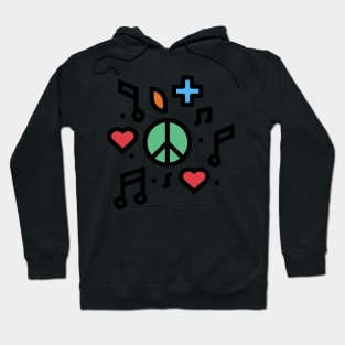 Music Icons art Hoodie